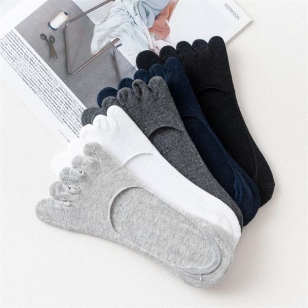 

1 pair socks cato lent summer comfortable breathing tenen men 5 fingers short sock, Black