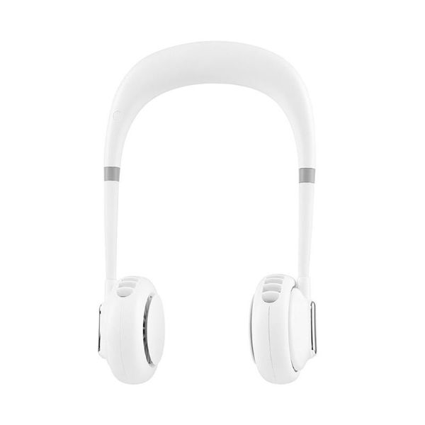 

electric fans portable neck fan bladeless air conditioning rechargeable leafless usb wearable neckband with heater