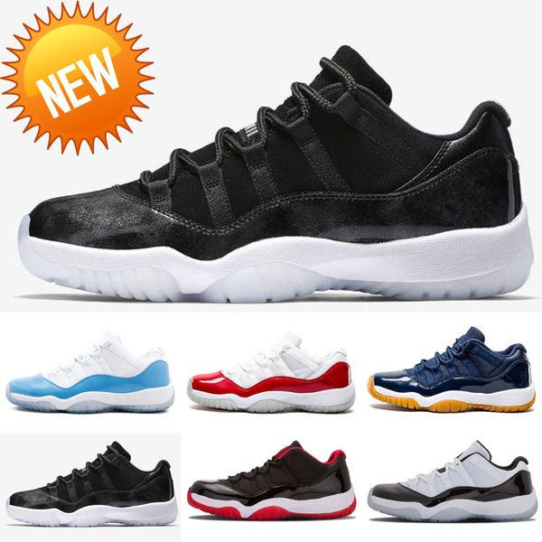 

11 low bred ie cobalt concord navy gum blue moon georgetown retro basketball shoes 11s sneaker xi closing ceremony sports shoes athletics z