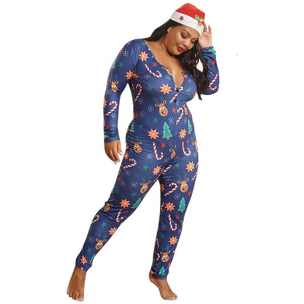 

candy cartoons print girly bodycon jumpsuits lady from office casual overalls bodysuit 5xl plus sixe christmas party 1u9g, Gray