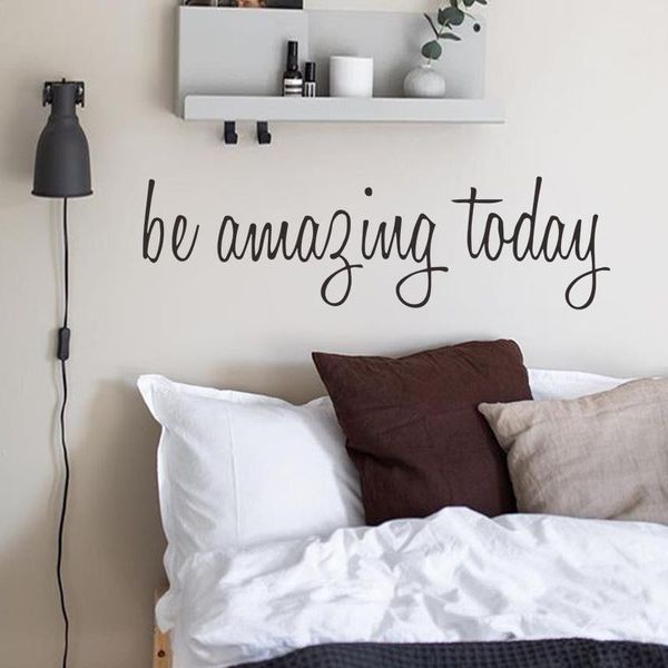 

wall stickers the english alphabet be amazing today bedroom living room porch beautification decoration paste decorations for