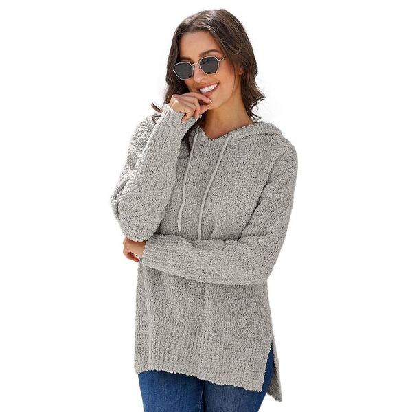 

women's sweaters wrap in love pullovers pure-colour knitted for women autumn and winter, White;black