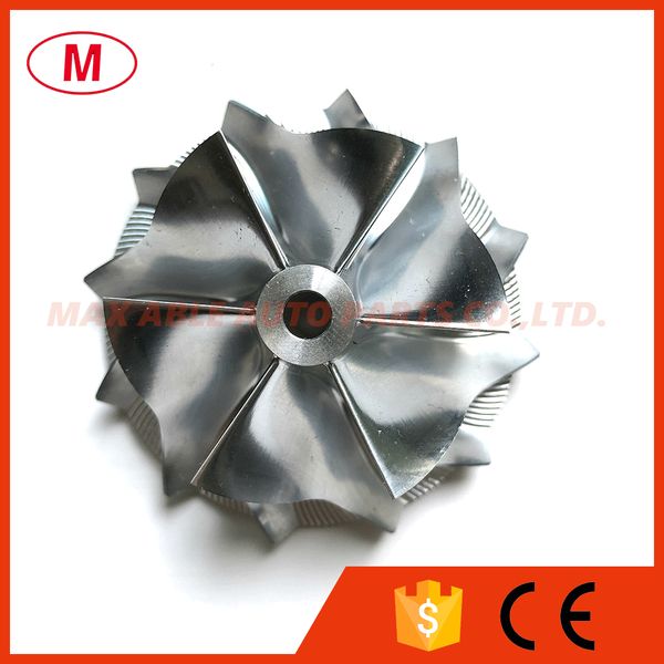 

td04hl 49189-00016 16t 43.43/56.02mm 6+6 blades performance turbo billet compressor wheel for volvo 49189-01330/1350/1450/49377-00221