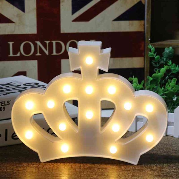 

led modeling and popular crown christmas gift children's room creative decoration night lamp