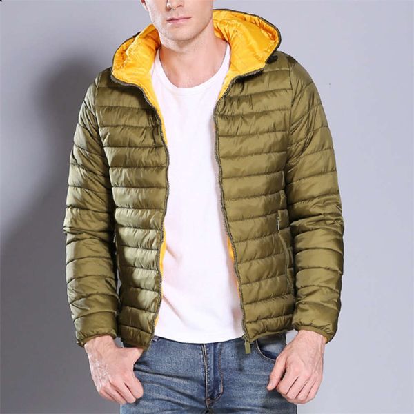

2019 winter fashion lightweight leisure youth popular solid color hooded men's cotton padded clothes, Black;brown