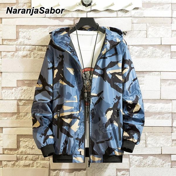 

men's jackets naranjasabor mens camo jacket 2021 spring autumn young men boy sports coats male fashion casual camouflage n685, Black;brown