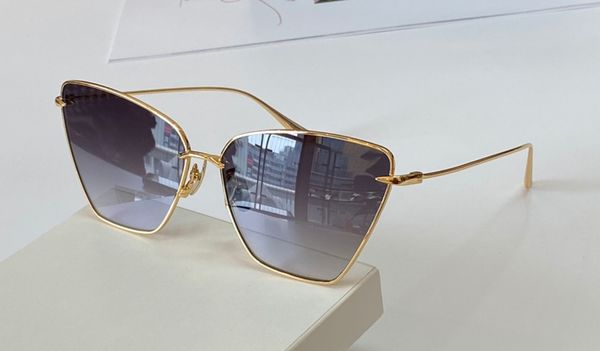 

cat eye sunglasses metal gold grey glosses gafas de sol look good fashion women sun glasses with box, White;black