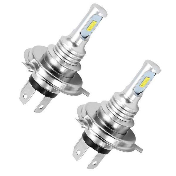 

car headlights 2pcs super highlight illuminating lamp h4 h7 3570 2smd 6000k 4000lm head extensive adaption for