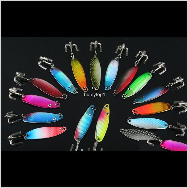

shipping 50pcs fishing spoon lures 6.5g 5cm spinner and spoon silver/spinner hard bait/spoons uobhc vaxbe