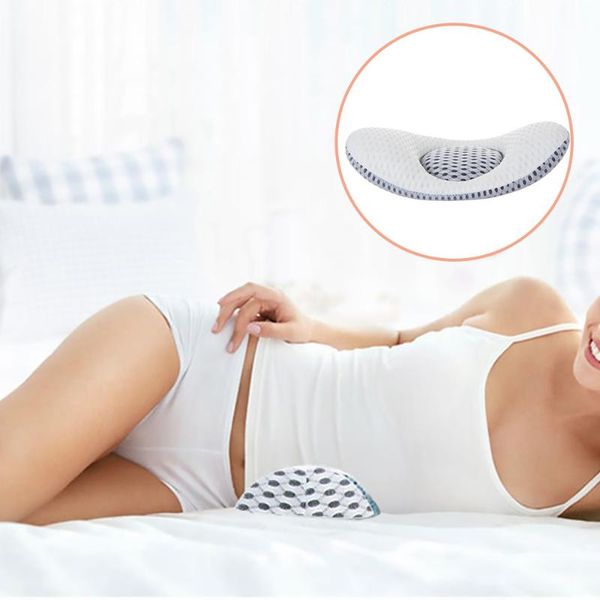 

pillow comfort lumbar support sleep cushion waist pad relaxing spine 2