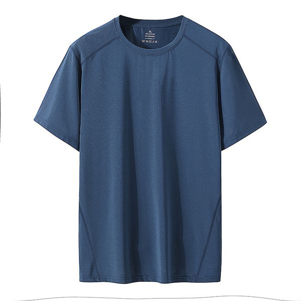 

2021 new quick dry sport t shirt men short sleeves summer casual mesh cotton plus oversize 6xl 7xl 8xl tees gym tshirt clothes f6nr, White;black
