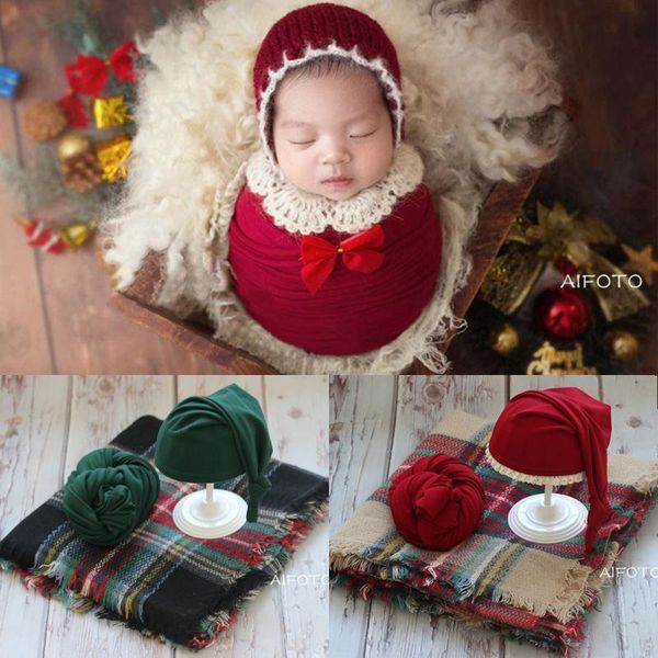 

caps & hats christmas baby pography prop born shooting wraps blanket accessories set po props studio basket filler, Yellow