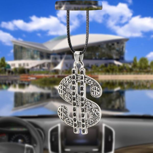 

car pendant originality american dollar automobiles rearview mirror decoration hanging ornaments decoration auto accessories