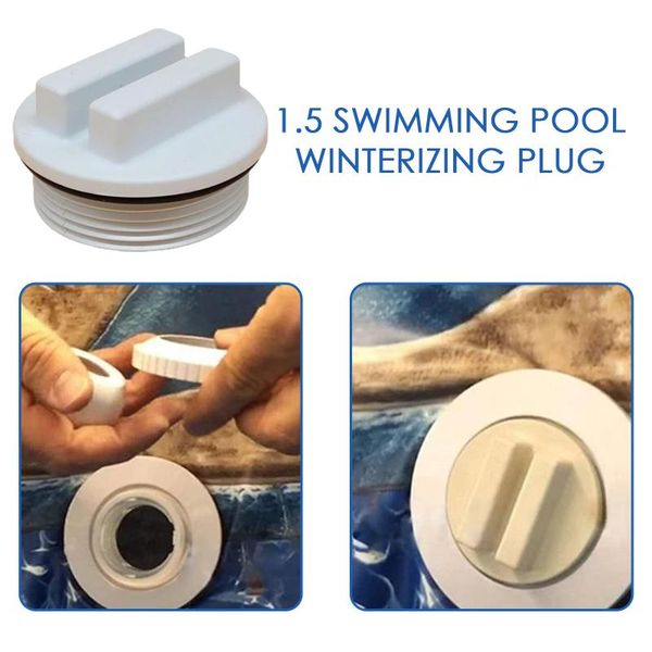 

pool & accessories 1.5 inch return pipe antie plug filter drain swimming with o-ring