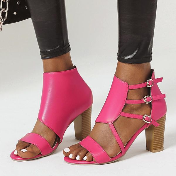 

dress shoes aiweiyi 8cm high heels sandals summer open toe party platform gladiator women, Black