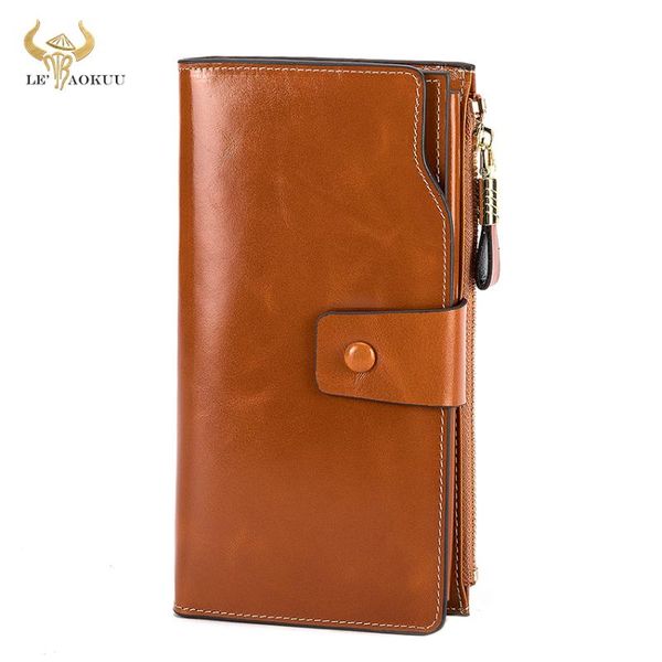 

wallets genuine leather luxury fashion female ladies checkbook organizer wallet long purse design clutch for women 3302, Red;black