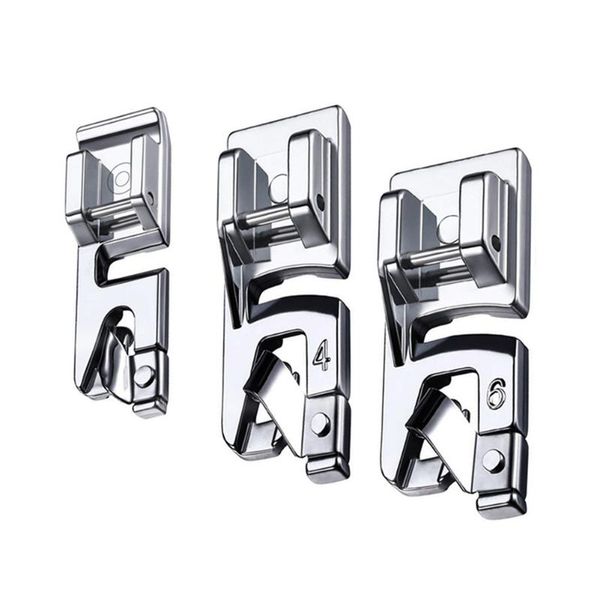 

sewing notions & tools presser foot universal snap on janome multifunctional machine hem for low shank singer brother, Black
