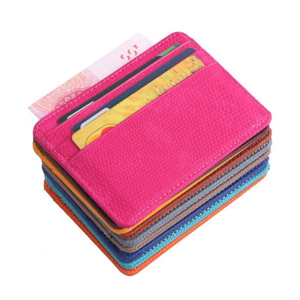 

card holders pu fashion style rfid holder sequin anti-theft travel id wallet pure color passport, Brown;gray