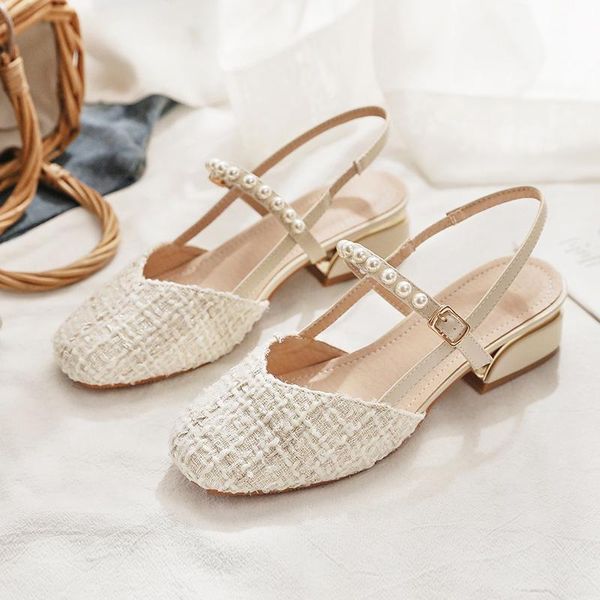 

sandals mary jane shoes summer 2021 versatile flat ess for women with small scent fairy single shoe, Black