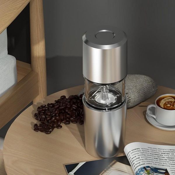 

electric coffee grinders usb bean grinder hand-made mill machine double-layer fine filter kitchen grinding tool