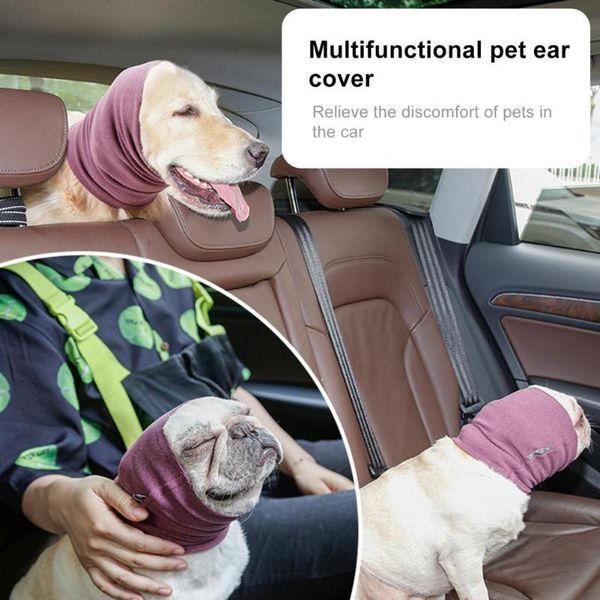 

dog apparel minimalistic universal pet earmuff turban polyester puppy headscarf high elastic for outdoor
