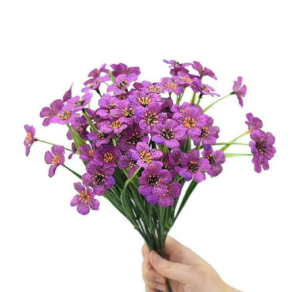 

decorative flowers & wreaths outdoor balcony wedding home decoration artificial flower spring grass green plants potted aquatic violet po pr