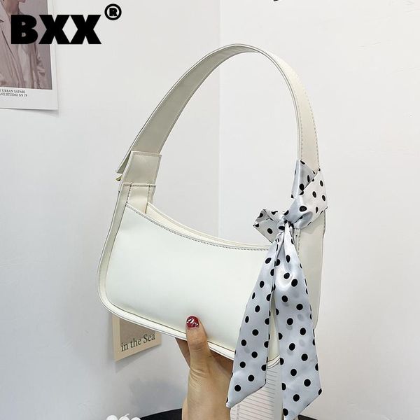 

evening bags [bxx] simple solid color pu leather for women 2021 summer shoulder bag handbags trending luxury hand hu406