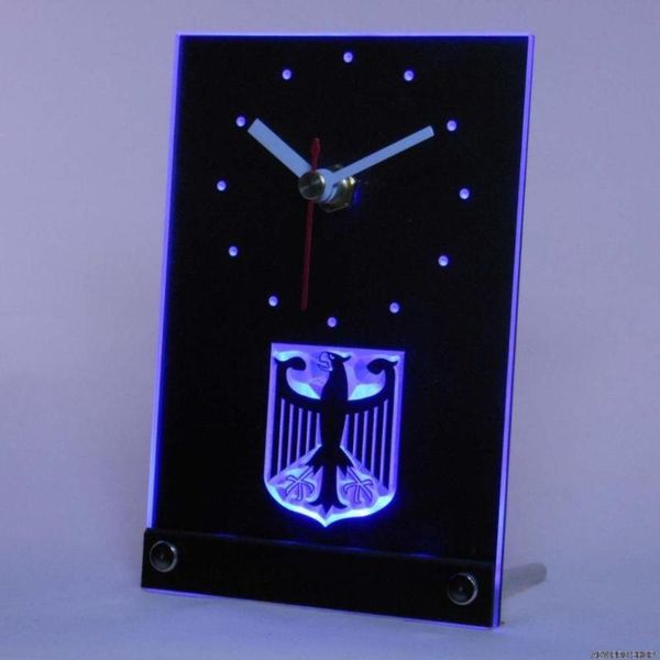 

wall clocks tnc0202 german eagle flag table desk 3d led clock
