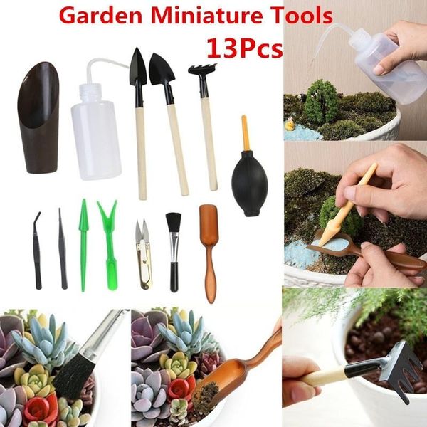 

watering equipments mini garden hand tools transplanting succulent miniature tool