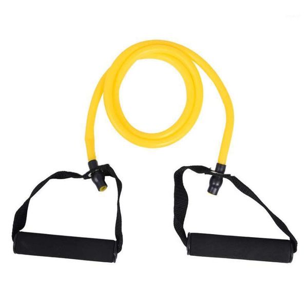 

yoga outfits exercise cord tube with handles resistance pliates training1, White;red