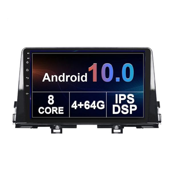 Carro dvd rádio gps navegação multimídia player para kia picanto 2016-2018 2019dsp 10 polegadas 4g ram 64g rom android