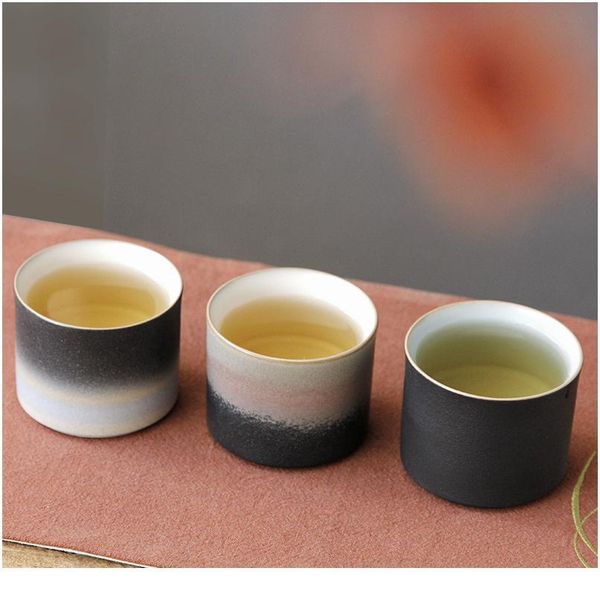 

japanese tea bowl 120ml ceramic pottery teacup vintage tea cup water cups container teaware drinkware vintage teacup qylees
