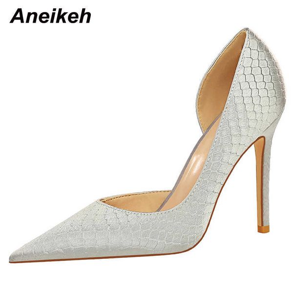 

famous brand designer elegant sewing fretwork shallow autumn shoes for women 2022 pointed toe slip-on pumps flock fashion basic thin heels, Black