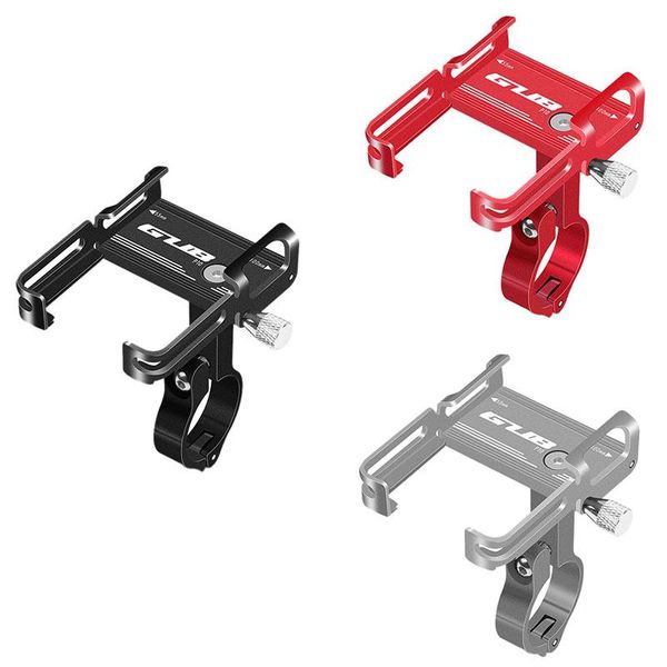 

gub aluminium alloy bike phone holder motorcycle handlebar mount handle phone support for 3.5-6.2 inch smartphone