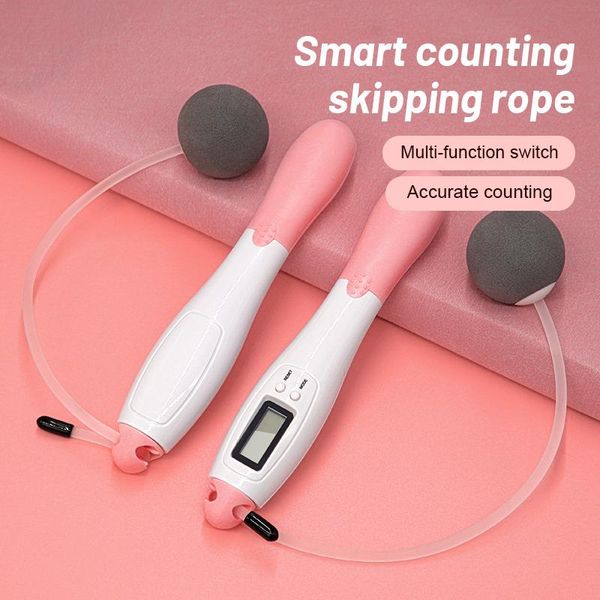 

jump ropes roper for kids adults portable fitness equipment counting skipping ropeless pvc rope with calorie counter