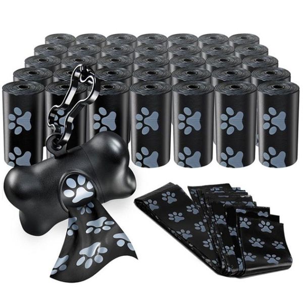 

dog travel & outdoors 50rolls poop bags pet waste garbage biodegradable outdoor carrier holder dispenser clean pick up tools accessories