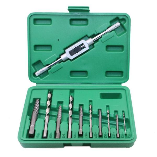 

professional drill bits 11pcs/set screw extractor bit damaged broken bolt stud remover for woodworking 3mm-10mm