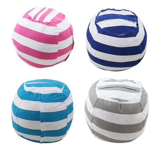 

animal toys storage bean bag stuffed children kids plush toy organizer multi-purpose stuff'n sit stuffable large capacity