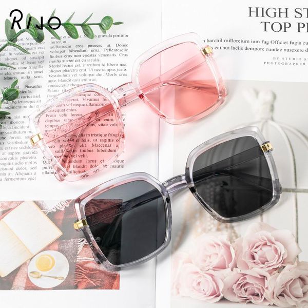 

sunglasses large frame luxury ladies retro transparent frames brand square personality glasses, White;black