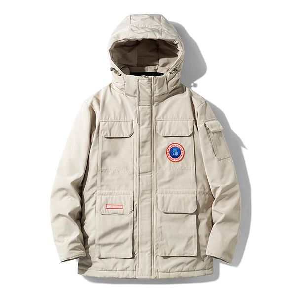 

men's trench coats thermal tooling smart usb clothing technology electric heating jacket women's winter, Tan;black