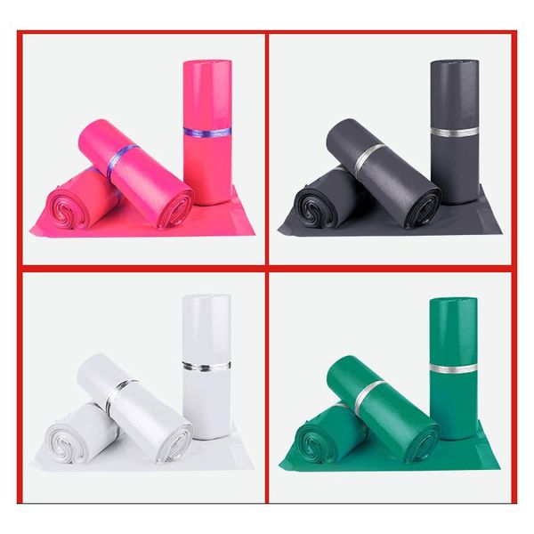 

packing bags 50pcs/lot black courier smooth pe plastic poly storage bag envelope mailing self adhesive seal pouch