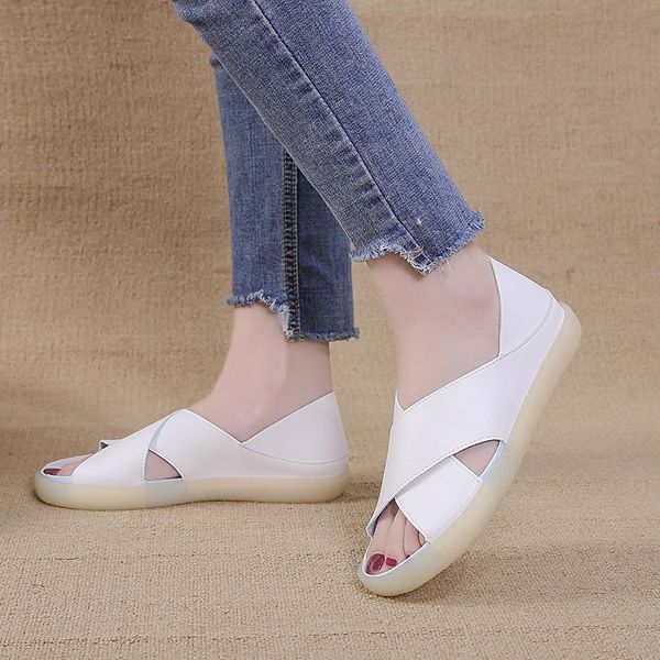 

casual beach shoes for woman comfy slip on sandals elastic textile splicing sandals classics non-slip lightweight sandal woman99