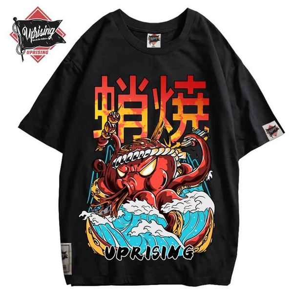 

hip hop t shirt streetwear oversized funny ocs men harajuku t-shirt japanese style summer tees cotton anime tshirt 210721, White;black