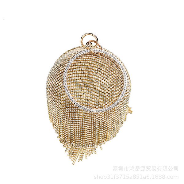 

evening bag 2021 fashion gold and silver ball dress dinner lady's handbag