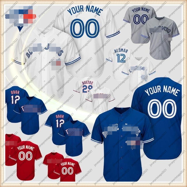 

vladimir guerrero jr.s-6xl jersey roberto alomar carter randal grichuk smoak royal stroman baseball jerseys custom 100% stitched, Blue;black