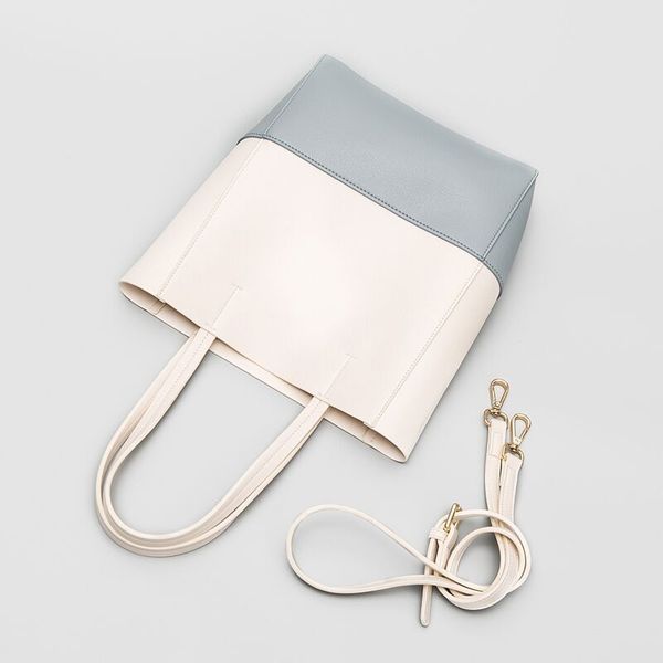 

design handbag portable bucket bag, Red;black