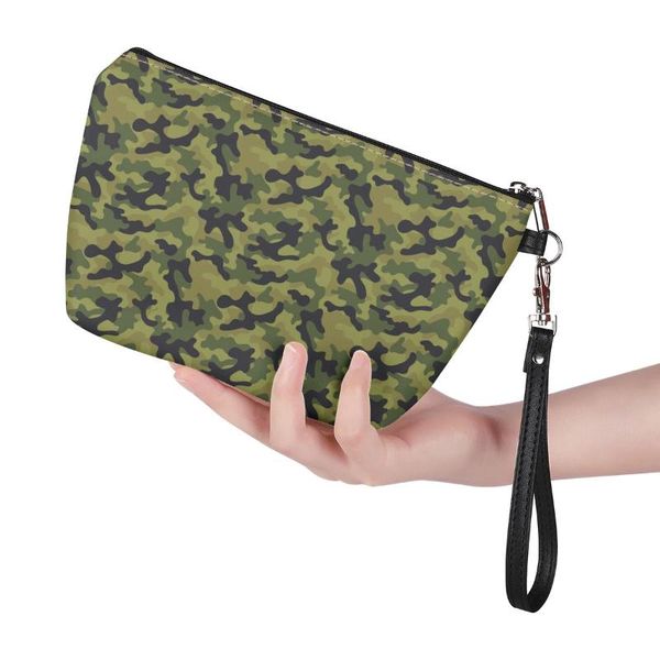 

school bags arrive fashion custom design camouflage camo 3d print sling cosmetic customer drop wholesalers