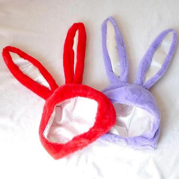 

beanie/skull caps cosplay hip hop props costume women hat holiday party ears for child girls funny warm plush beanie, Blue;gray