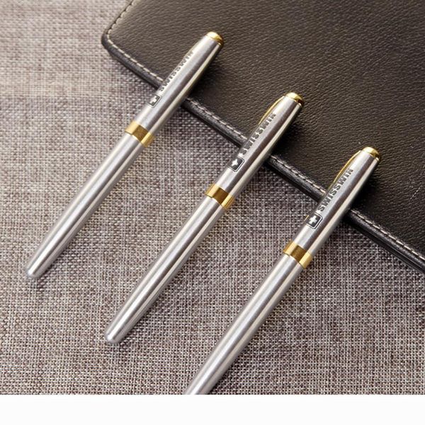

gel pens black business office medium nib fountain pen 0.7mm