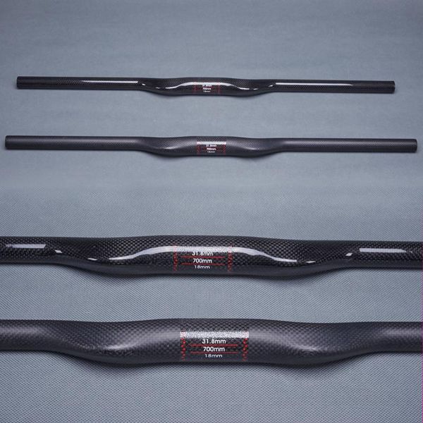 

bike handlebars &components carbon fiber handelbar mtb horizontal bicycle flat bars 31.8mm for cycling bmx mountain width 500mm - 720mm